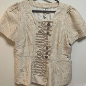 Anthropologie Tailored Blouse